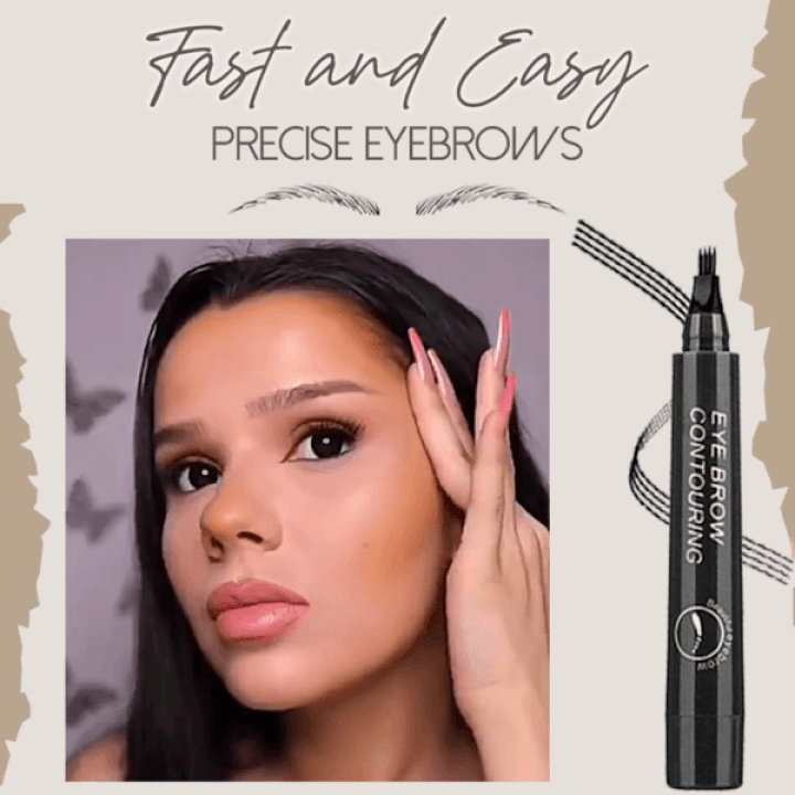 BrowVolumizer - Waterproof Eyebrow Pencil with Full Effect