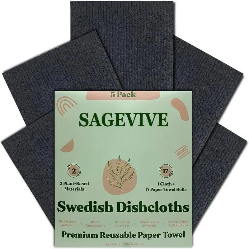 DischaCloths - Ultra-absorbent Dish Towel Set
