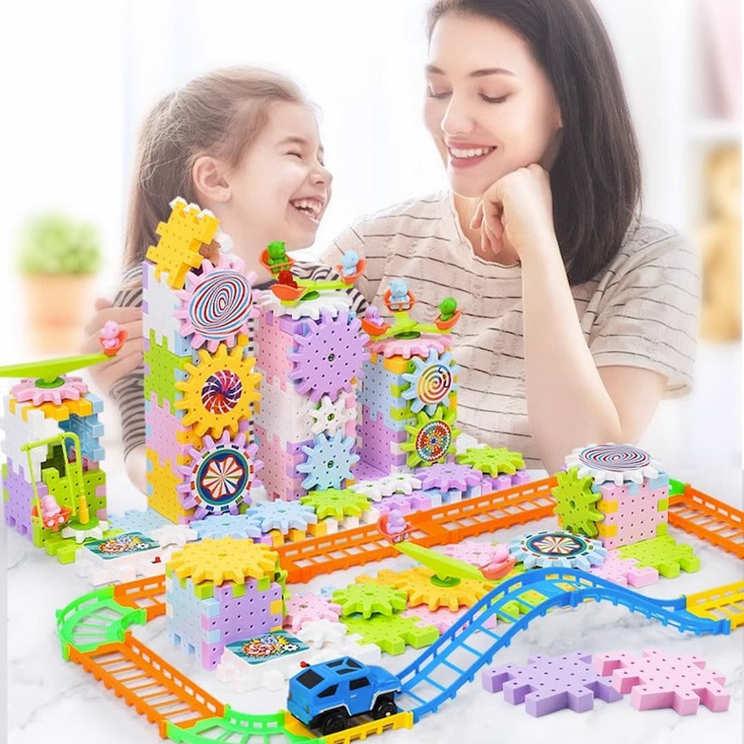 Gear Builder - Montessori Building Blocks