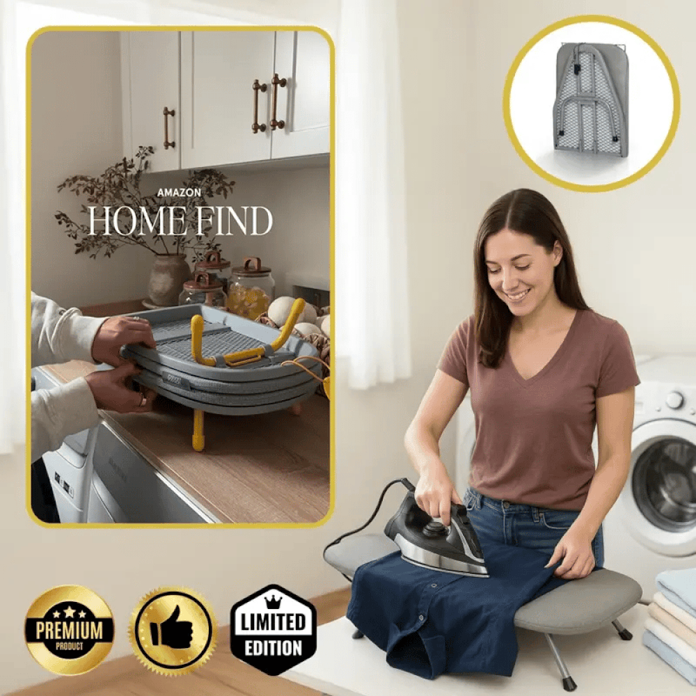 FoldIron - Portable Ironing Board for Small Apartments and Travel