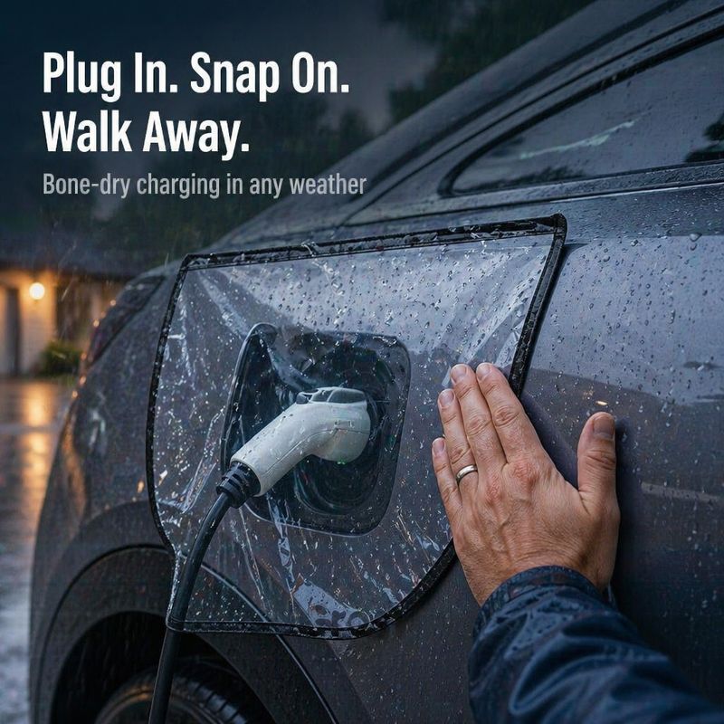Charging Port Cover - Keep the charging port of your electric car absolutely dry in all weather