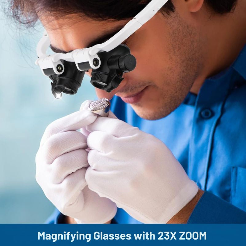 LoopGlasses – Crystal Clear LED Magnifying Lens