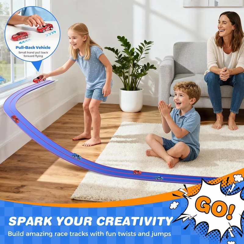 Car Slide - Flexible Race Track Toy