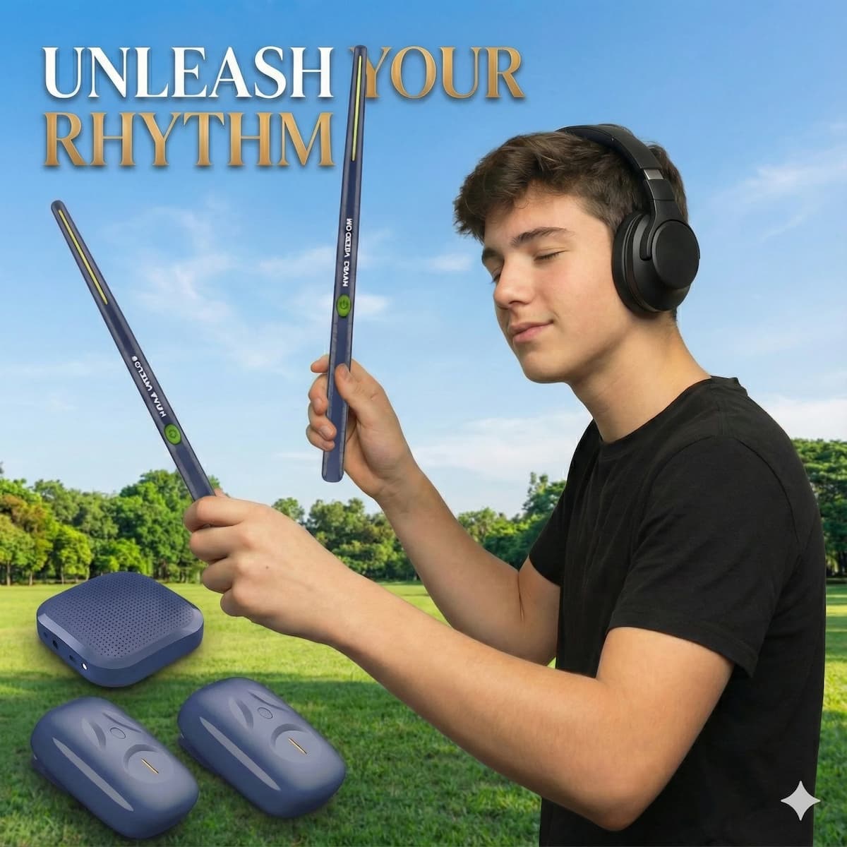 AirDrummer - Electronic Wireless Drumsticks