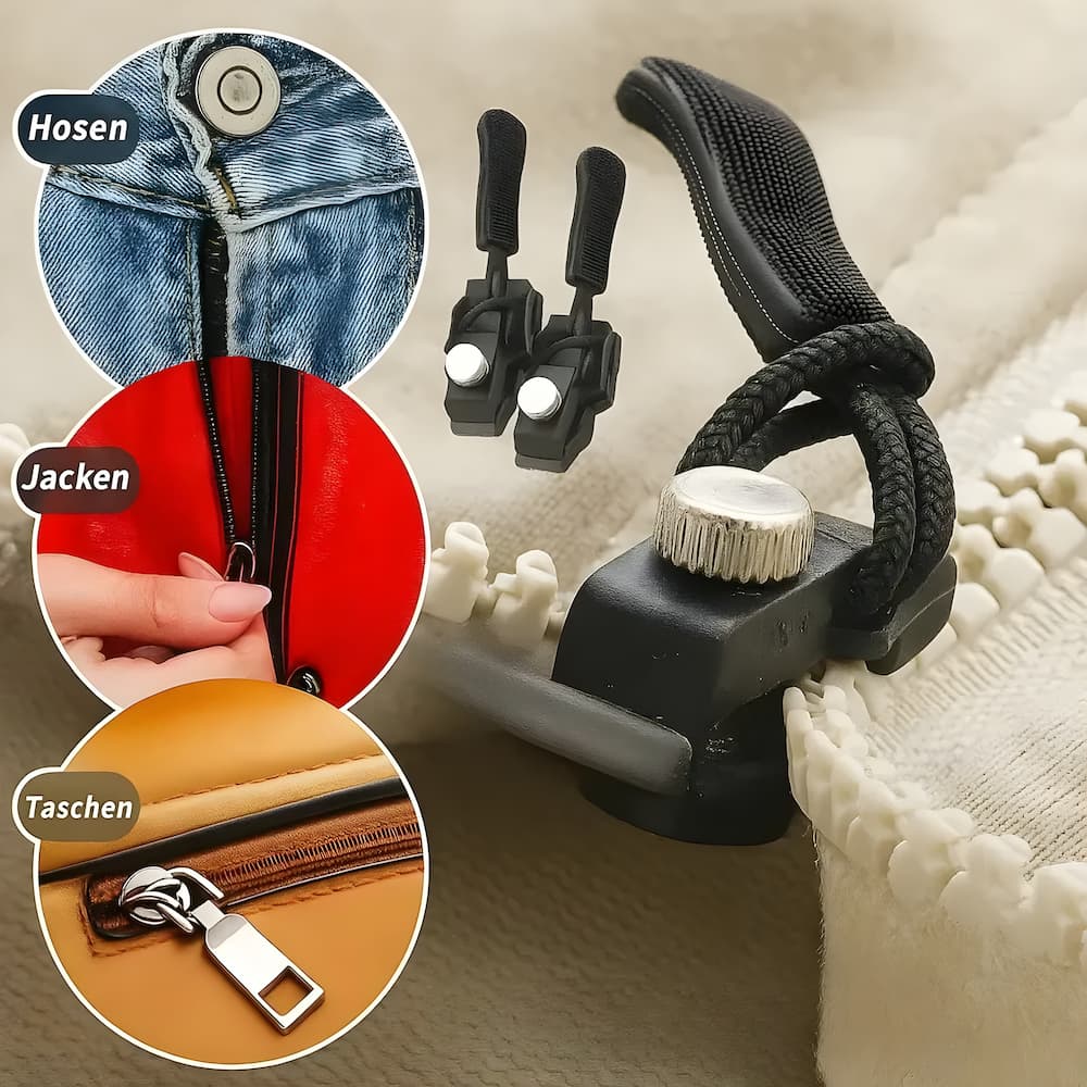 RepairZip - Zipper Slider Repair Kit – Universal & Durable Made of Metal
