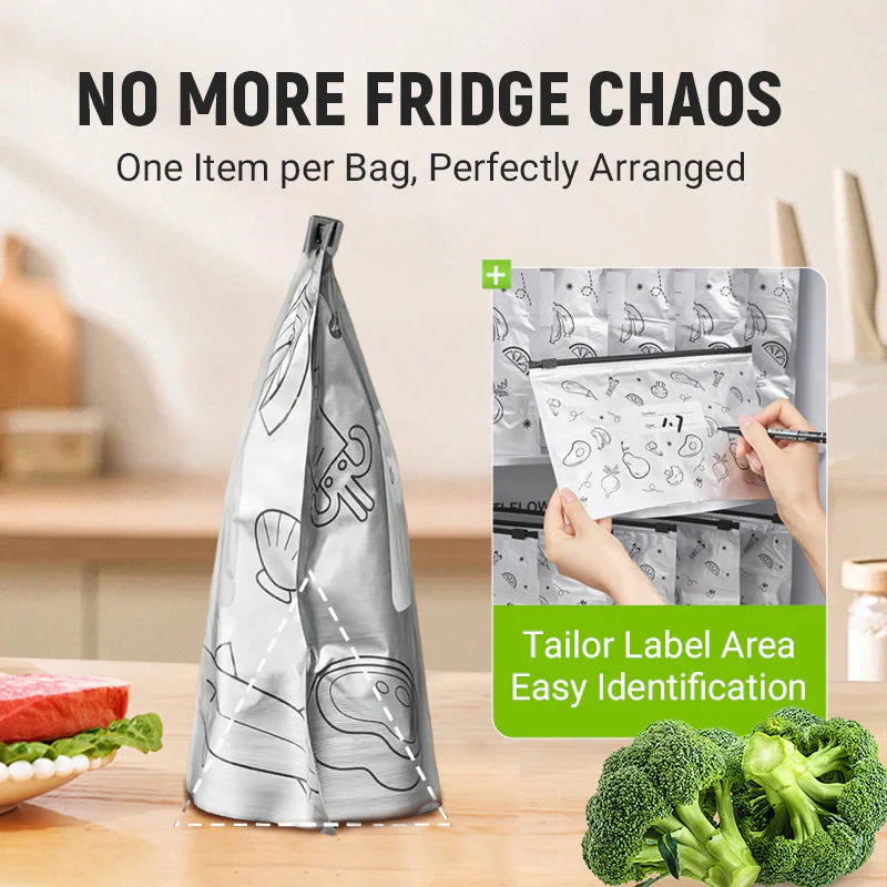 Aluminium Bags - Reusable Aluminum Storage Bags for Food