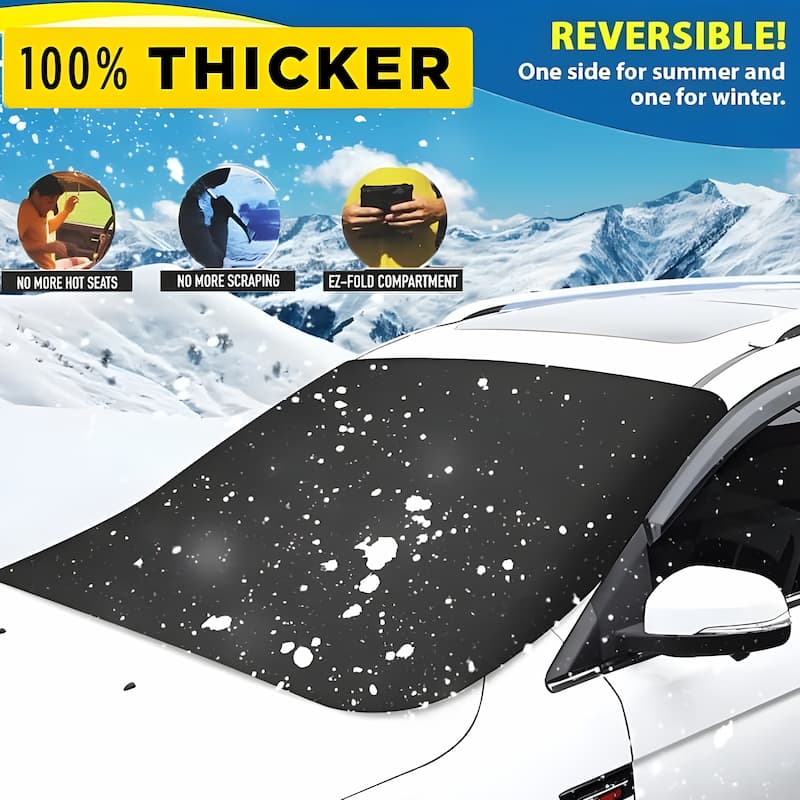 SnowShield - Enhanced Magnetic Windshield Cover