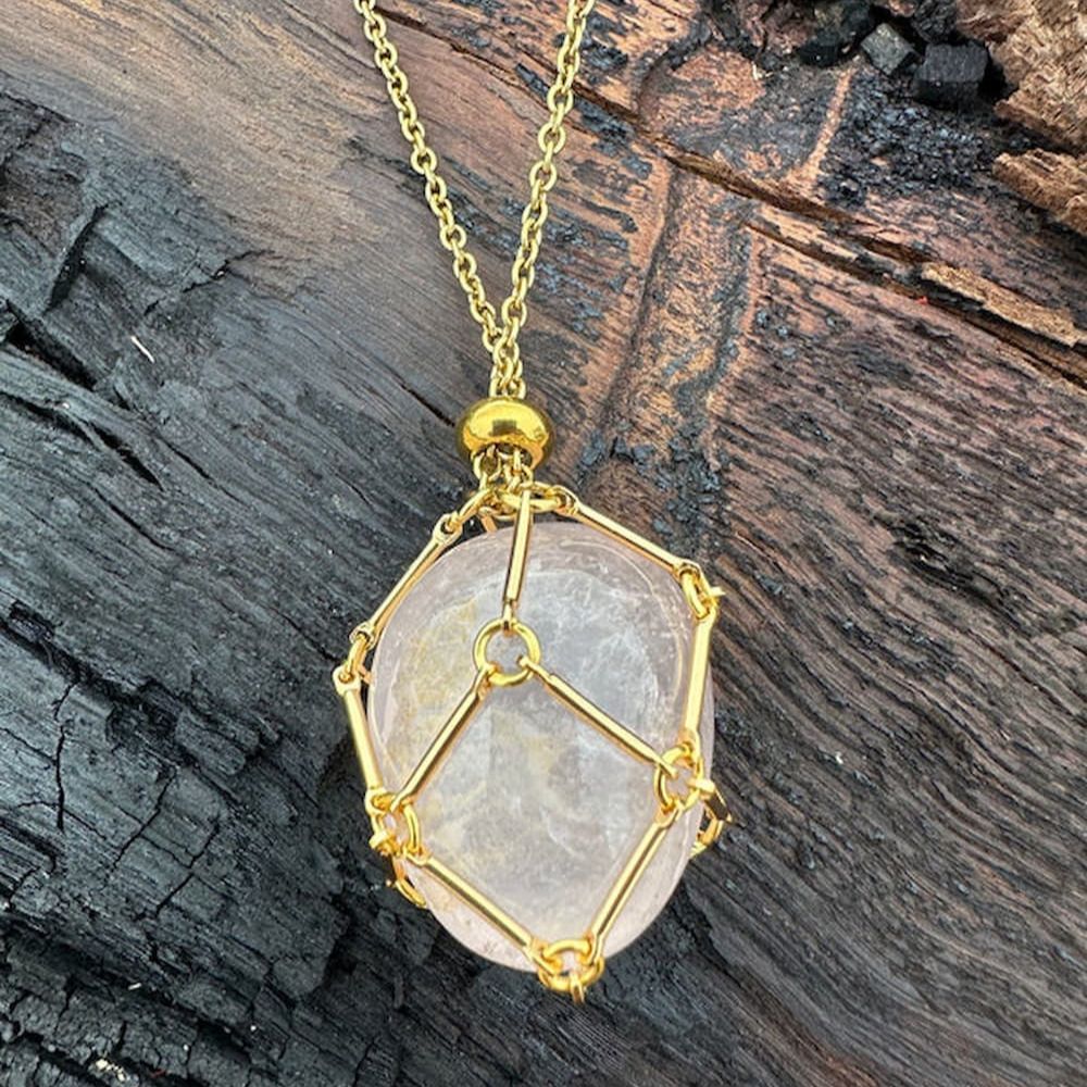 EnergyPendant - Interchangeable Crystal Stone Necklace for a Radiant Style and Inner Harmony