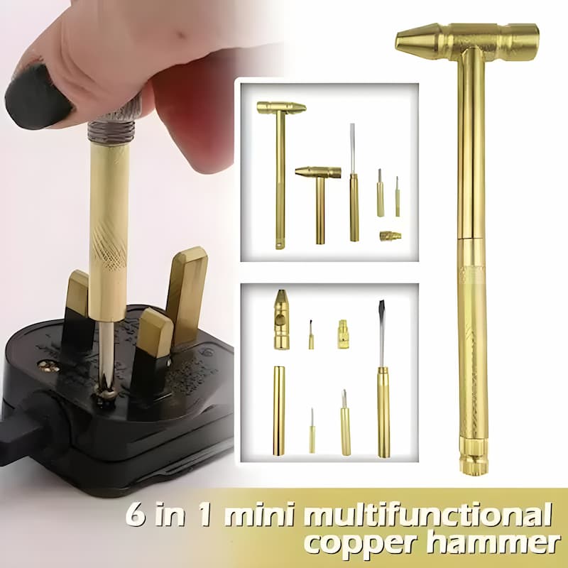 Multi Hammer - Compact 6-in-1 Hammer Set