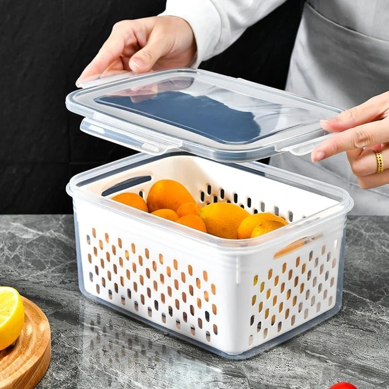 Fresh Containers - Easy Drain Food Containers