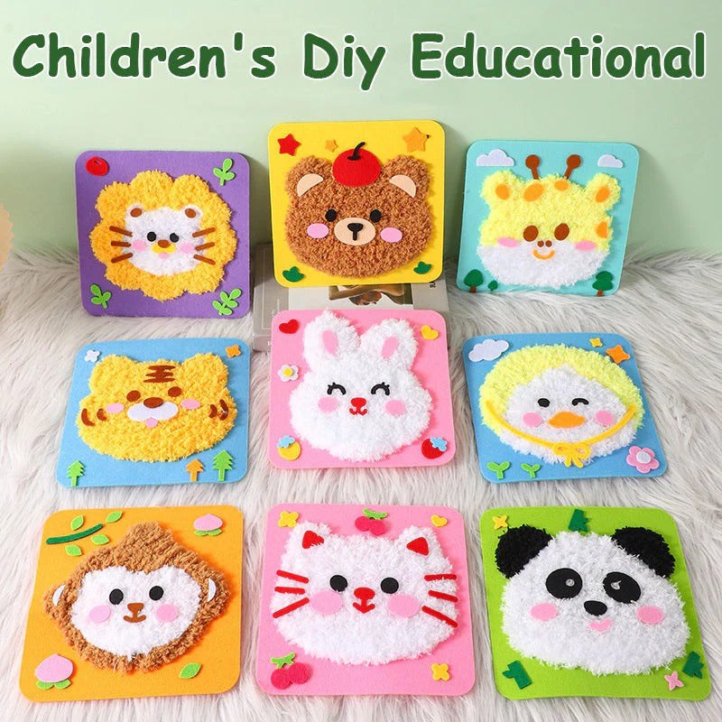 Fuzzy Drawings - Set for Crafting a Stick Puppet