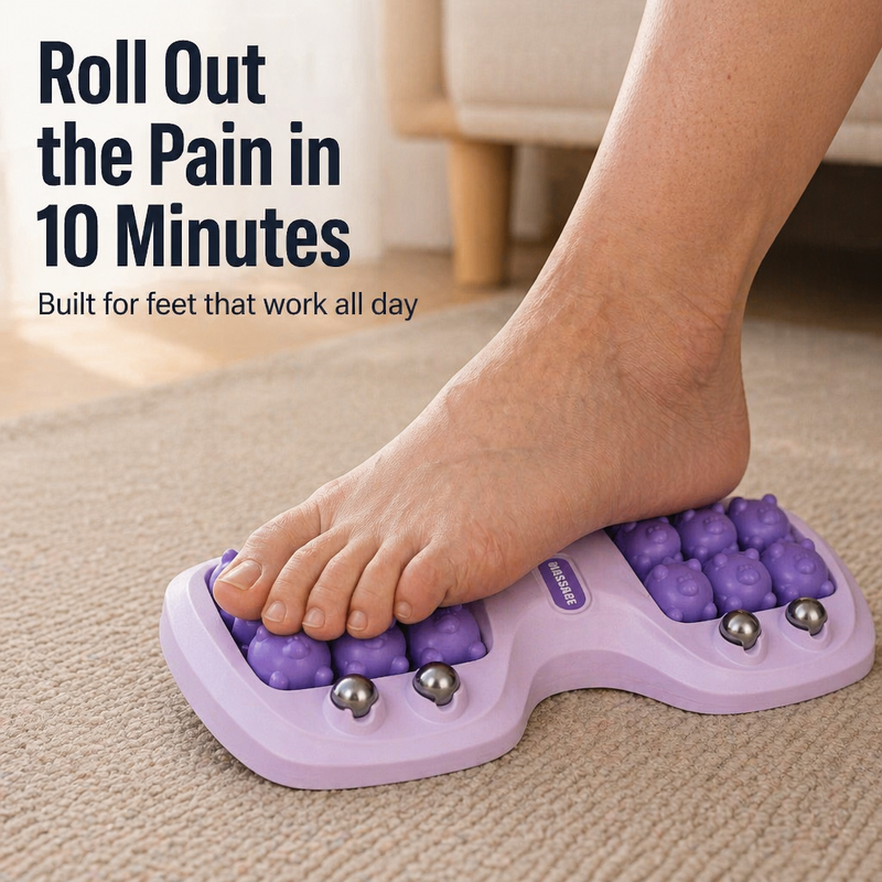 Foot Roller - Free Yourself from Foot Pain, Tension in Arches, and Heel Pain in Just 10 Minutes
