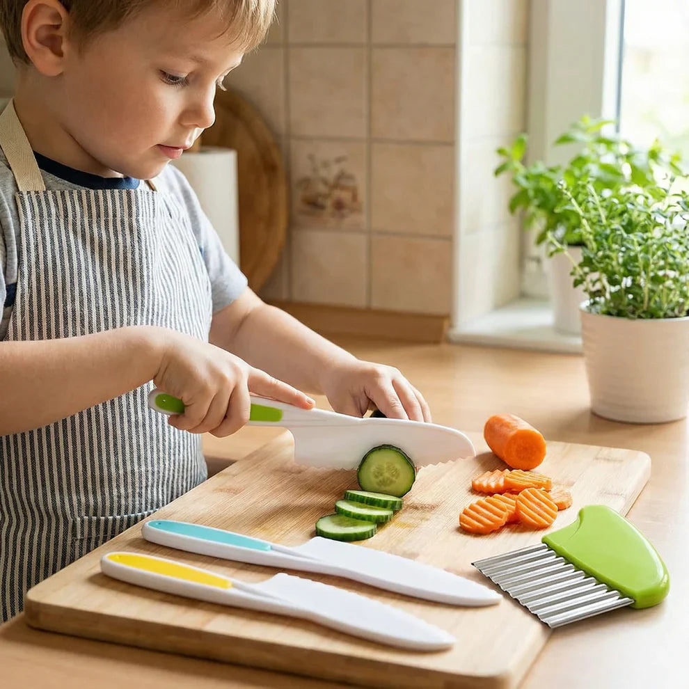 Kids Cooking Knife - Ignite Your Child's Confidence and Creativity with Every Safe Cut