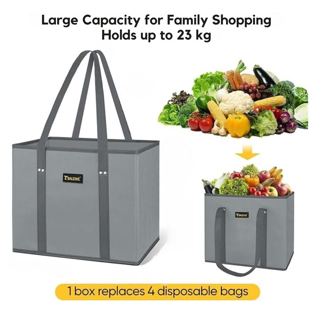 Foldable Tote - Foldable Tote Bag with Reinforced Bottom