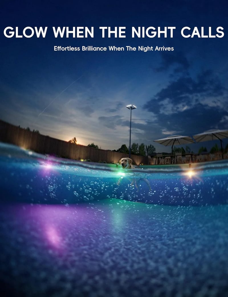 Pool Light - Solar-Powered Pool Mood Lighting
