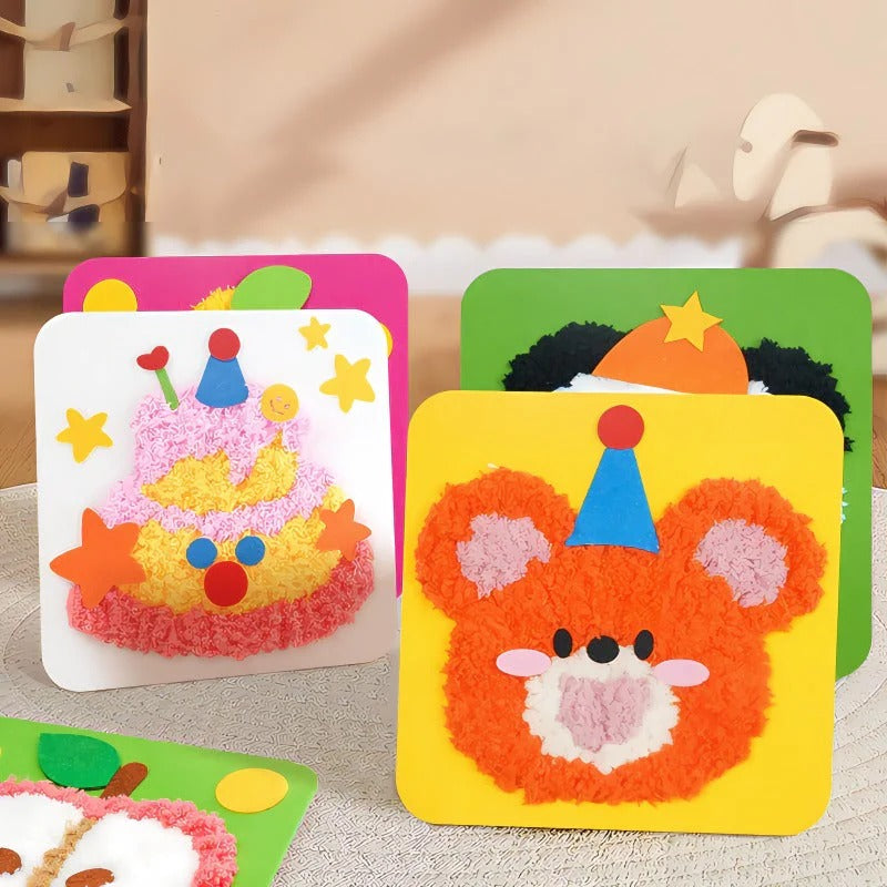 Fuzzy Drawings - Set for Crafting a Stick Puppet