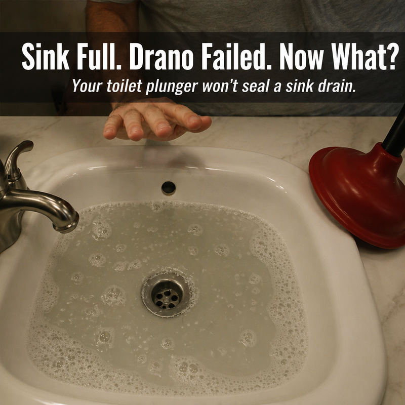 Drain Clearer - Eliminate stubborn clogs in your sink in seconds – without the mess