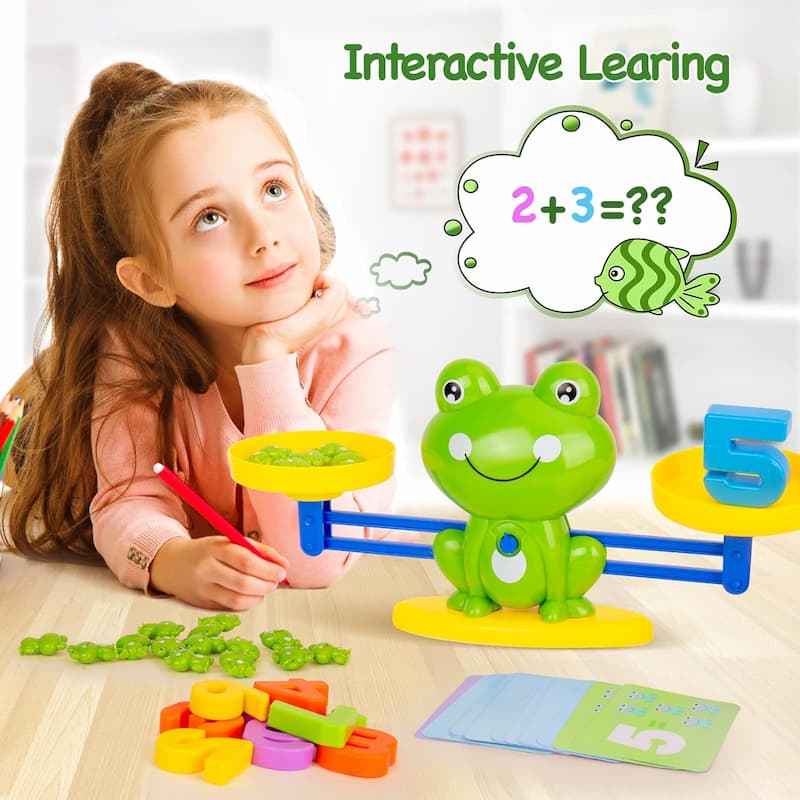NumberScale - Frog Balance Toy Set