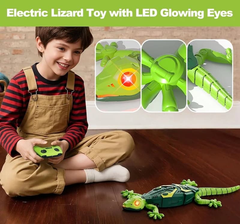 MagicLizard - Electric Lizard Toy with Glowing LED Eyes