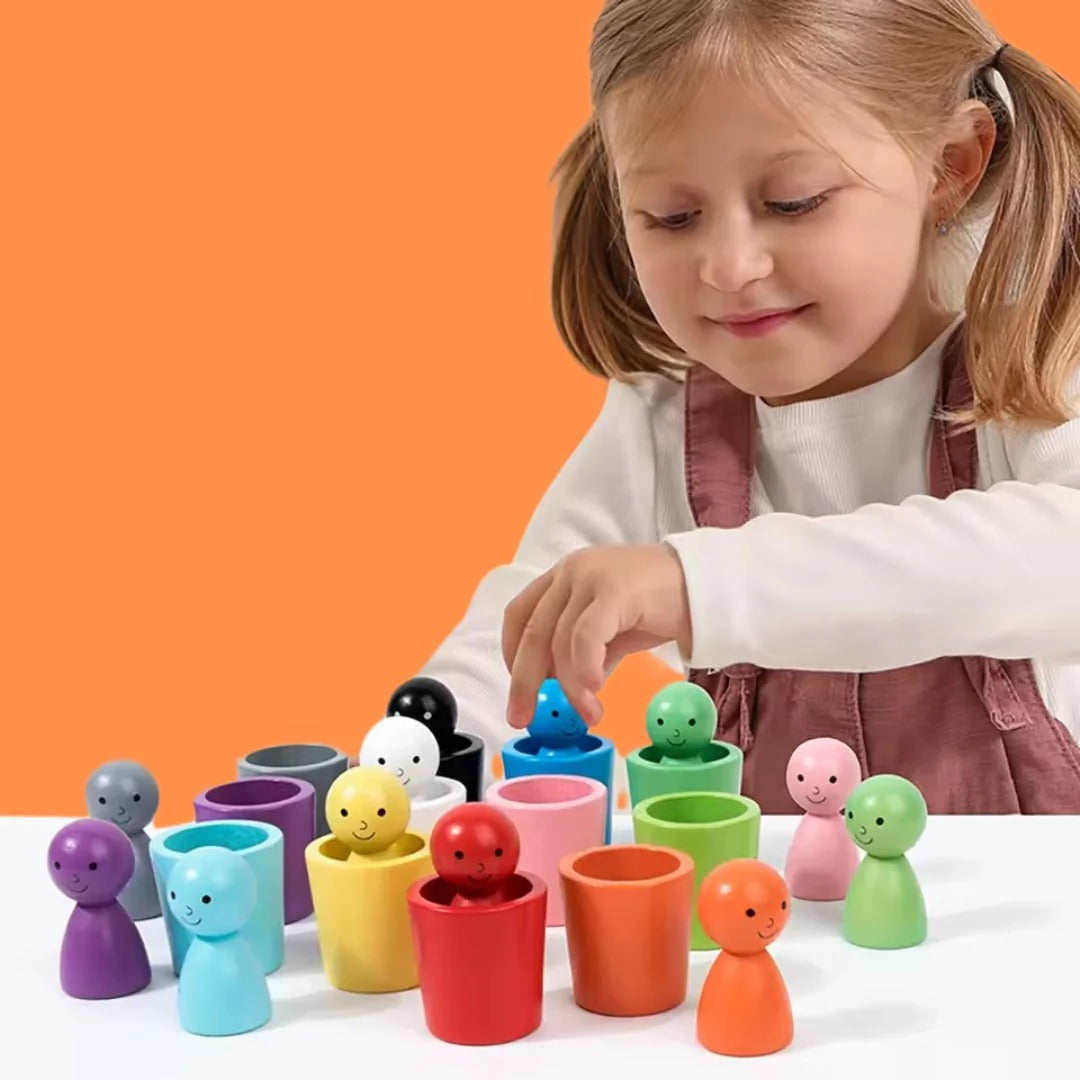 WoodFigures - Montessori Wooden Toys for Easy Learning for Children