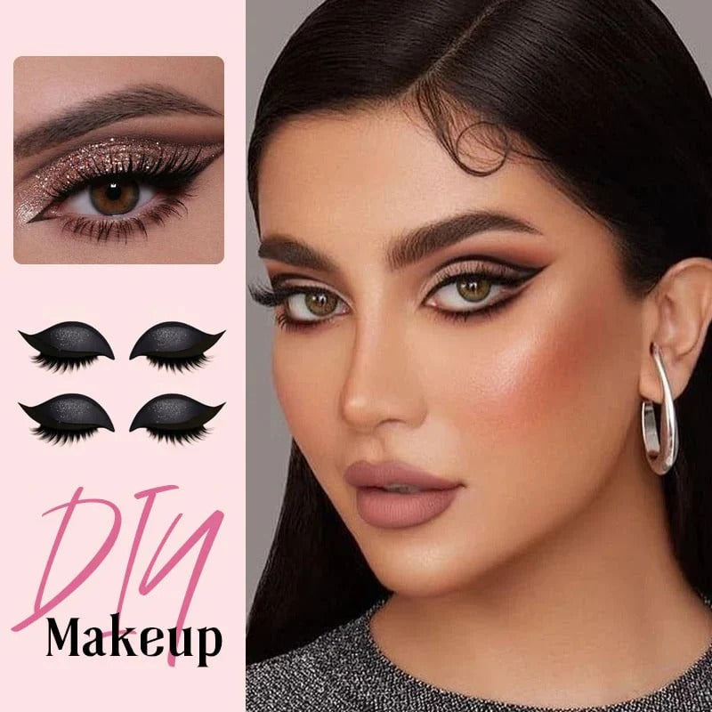 Lazy Eyeshadow Eyelash Stickers