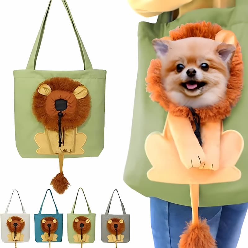 Cat Mane Bag - Canvas Tote Bag for Pets