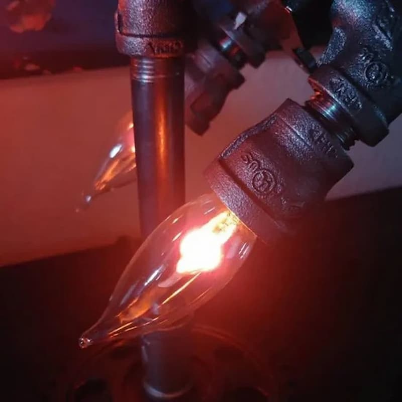 Rocket Lamp - Steampunk Rocket Lamp