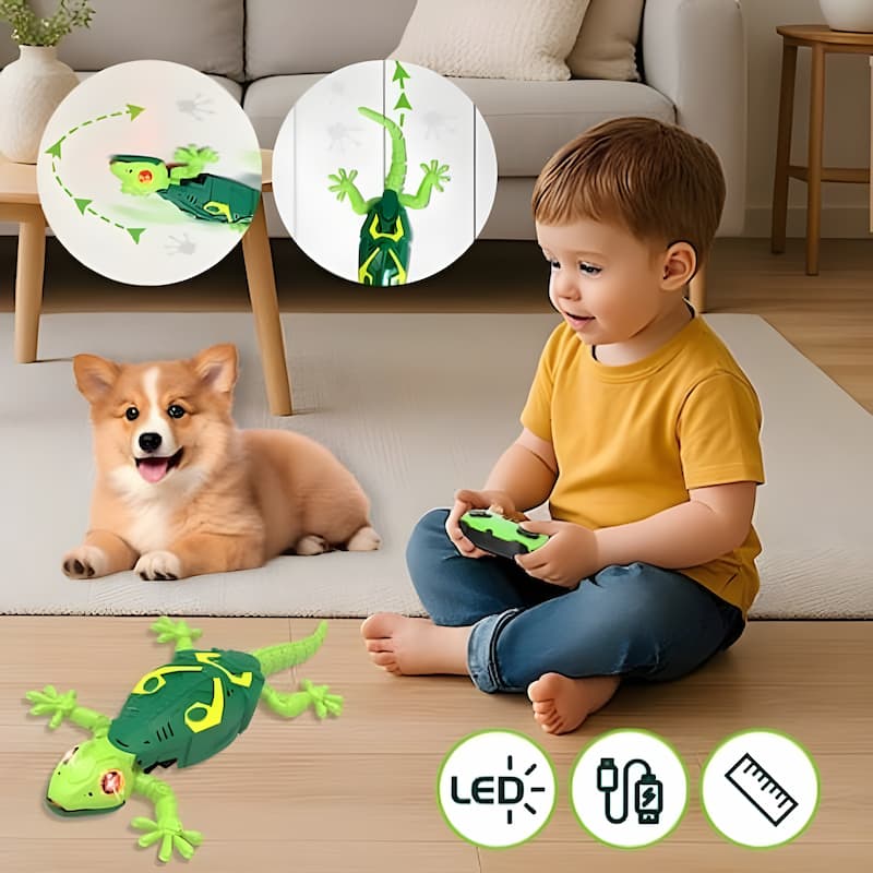 MagicLizard - Electric Lizard Toy with Glowing LED Eyes