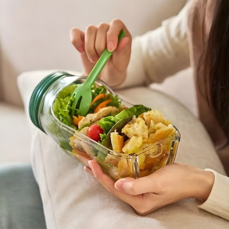 SaladJar - Salad Container with Compartments