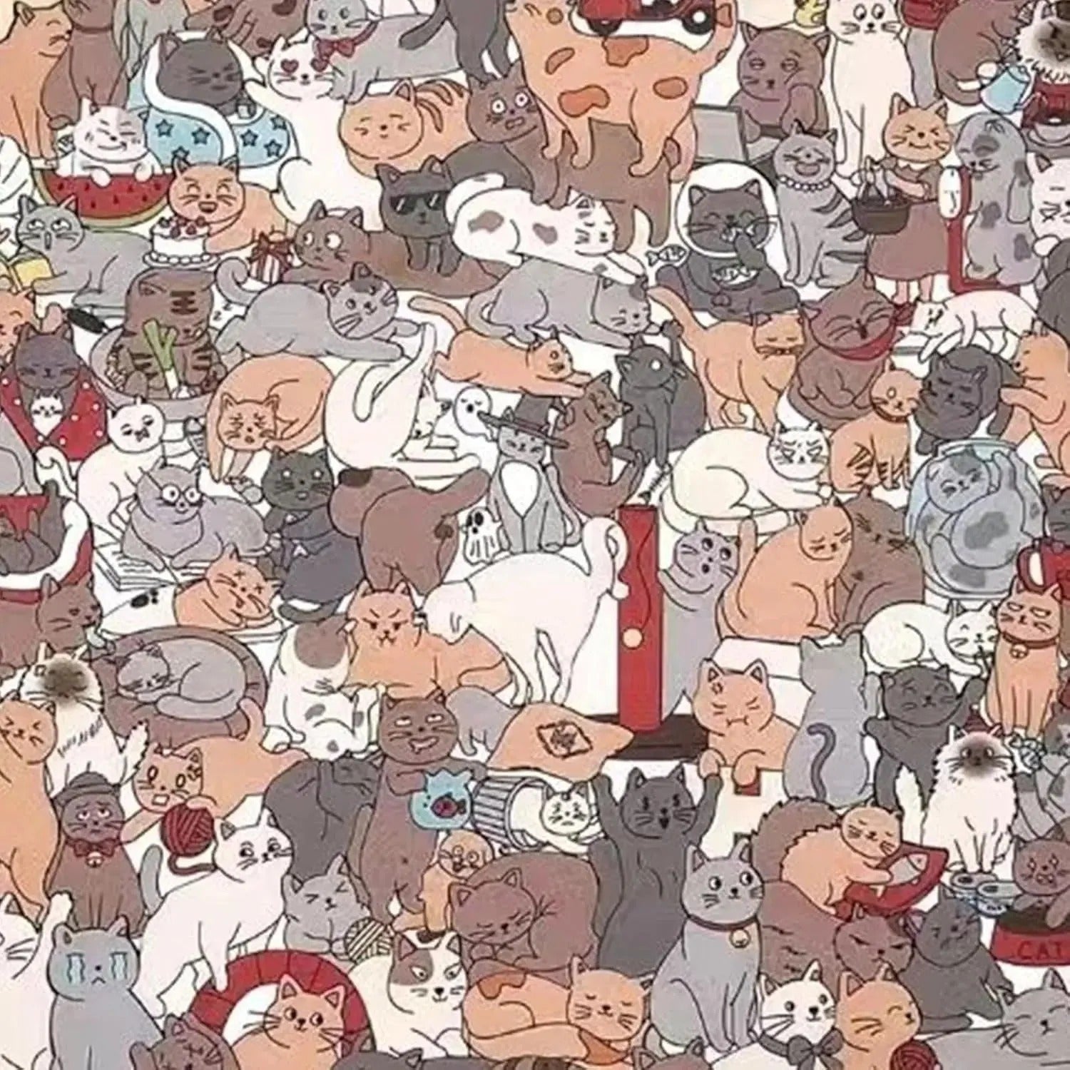 CatPuzzle - Wooden Puzzle Cat 135 Pieces — Art, Calm & Style Combined in One Set