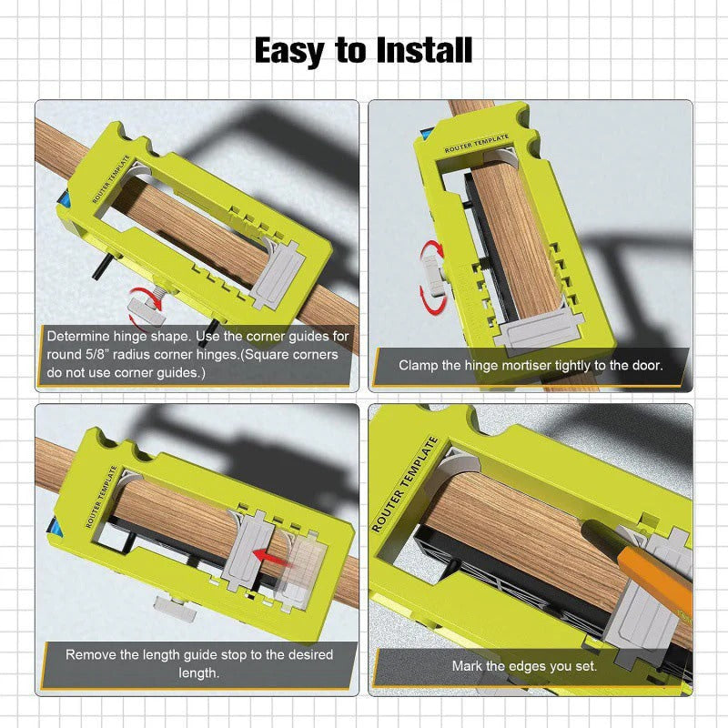 Hinge Jig - Door Hinge Installation Tool