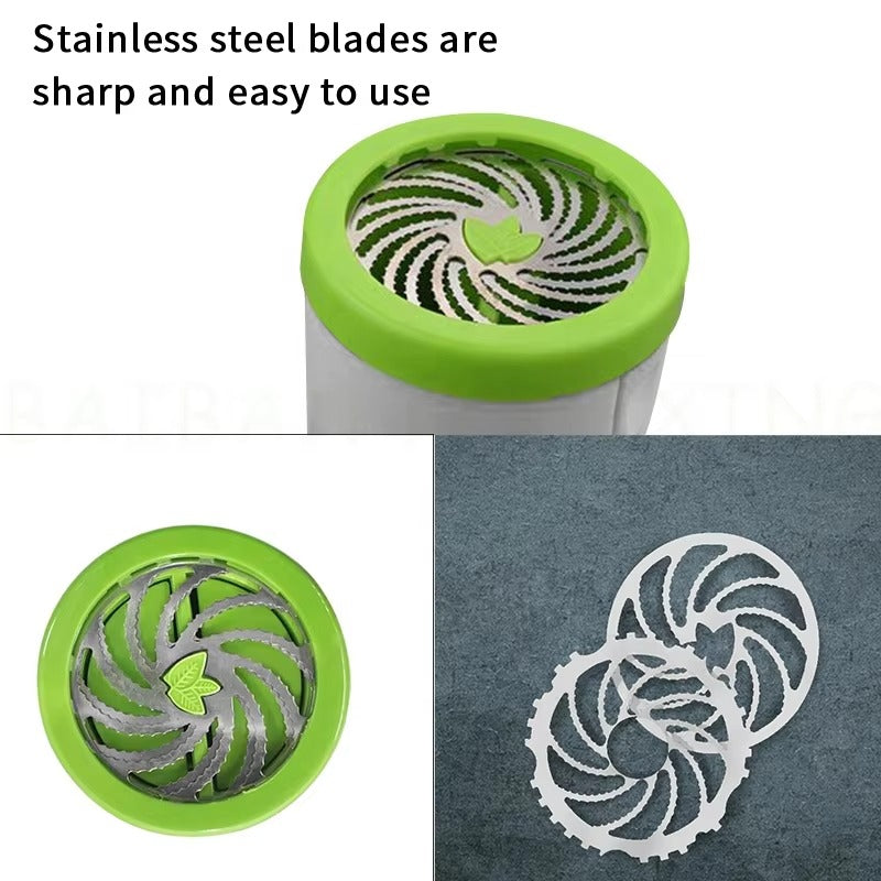 Fresh Herb Shredder - Manual Herb Cutter Made of Stainless Steel