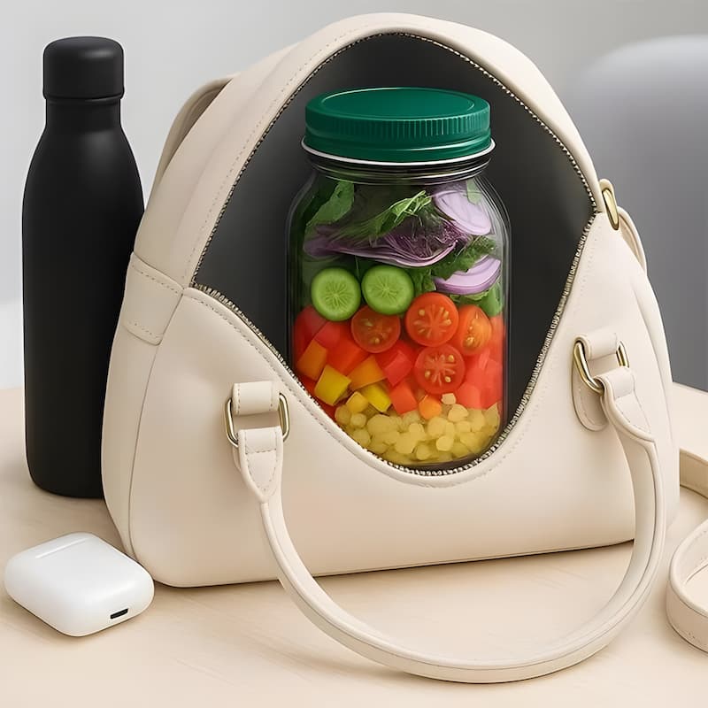 SaladJar - Salad Container with Compartments