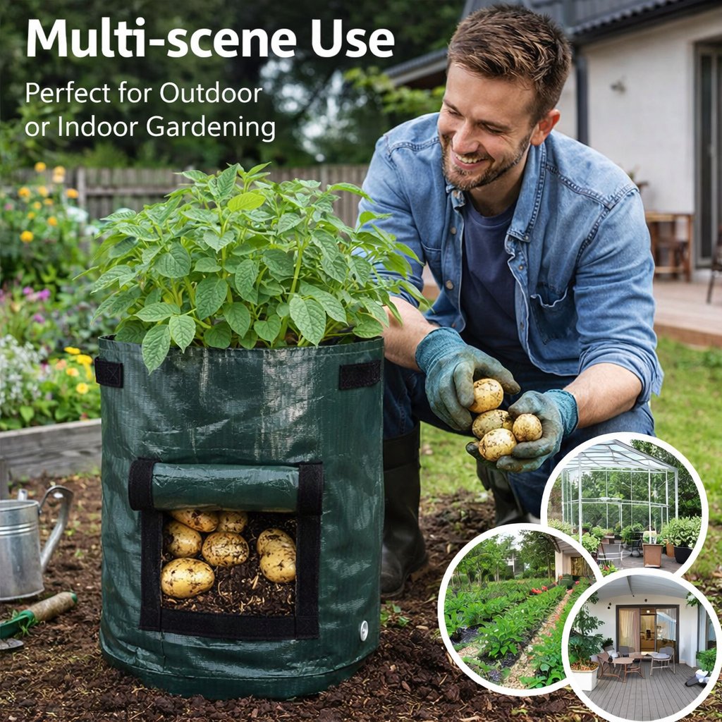 Grow Bag - Potato Growing Bag with Easy Harvest