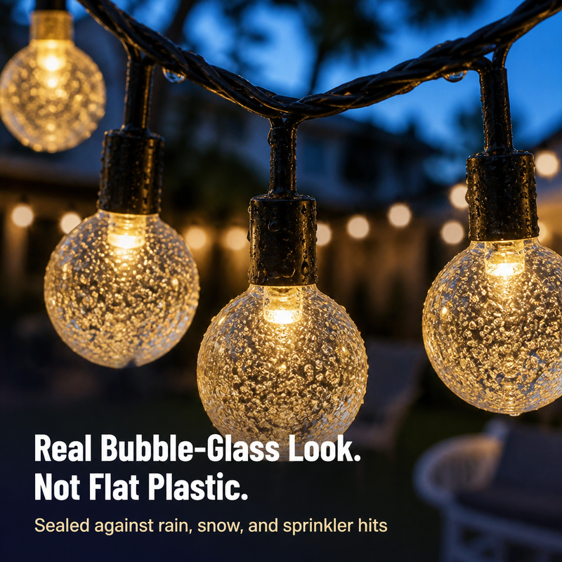 String Bulbs - Illuminate your garden just like the Pinterest pin you keep saving