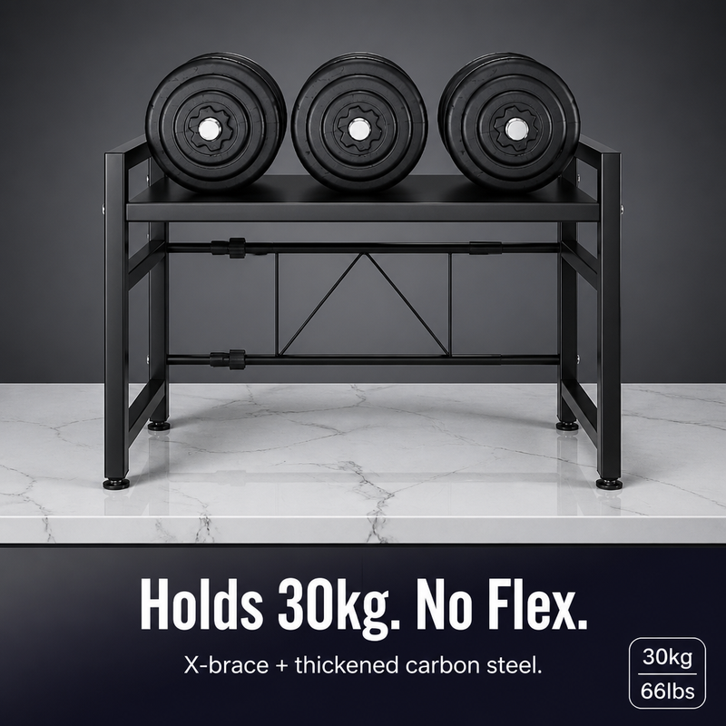Counter Rack - Gain back half of your workspace without moving a single appliance