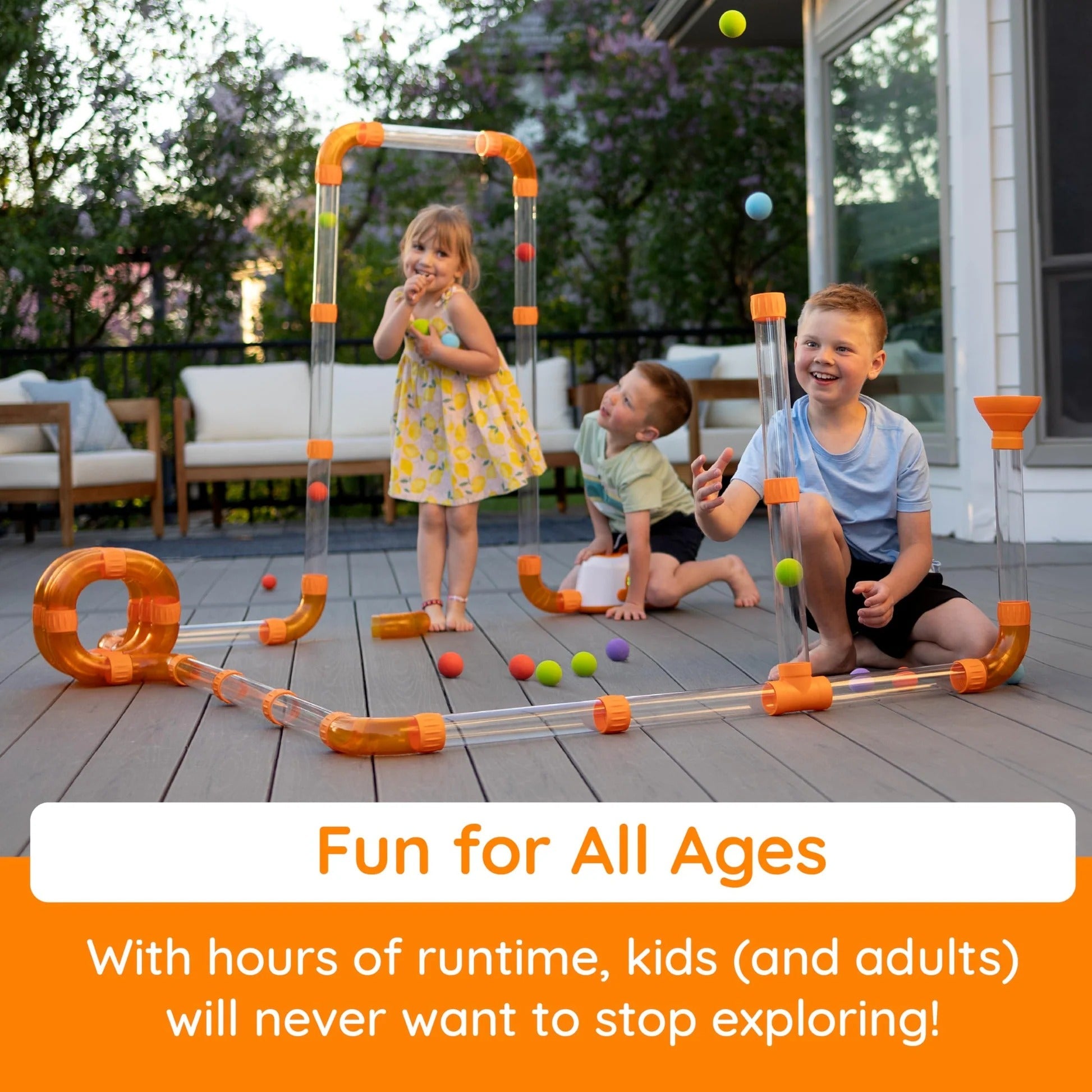 Ball Tube - Infinite Air-Flow Building System | Modular STEM Toy for Creative Minds