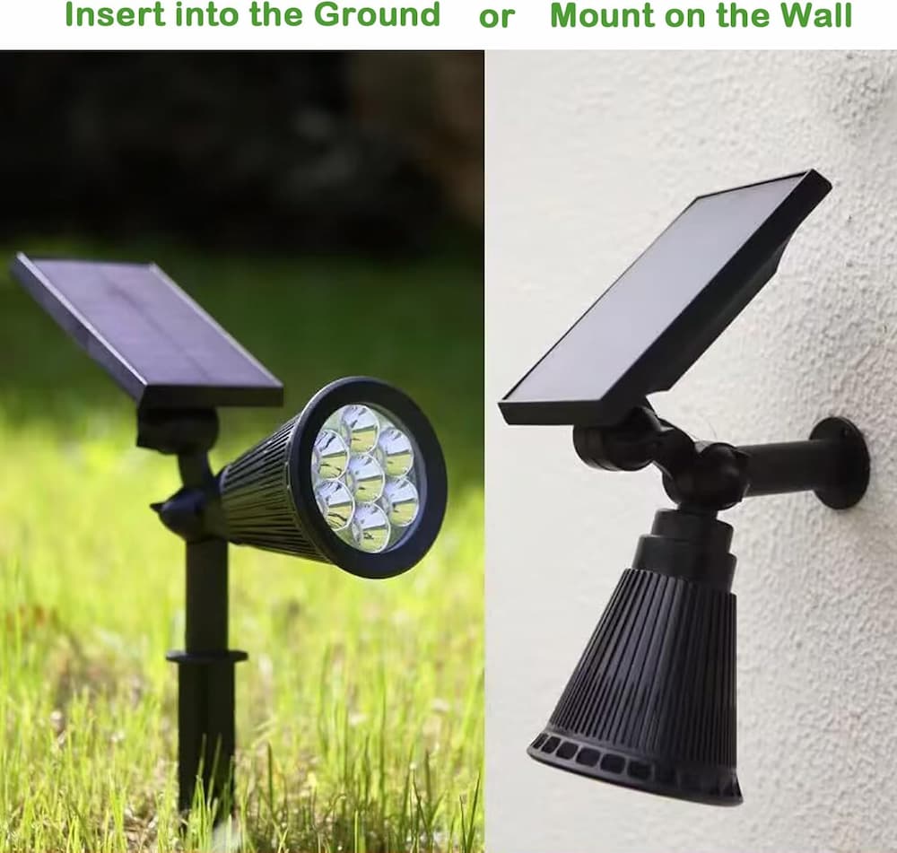 Garden Spotlight - Solar-Powered Garden Spotlight