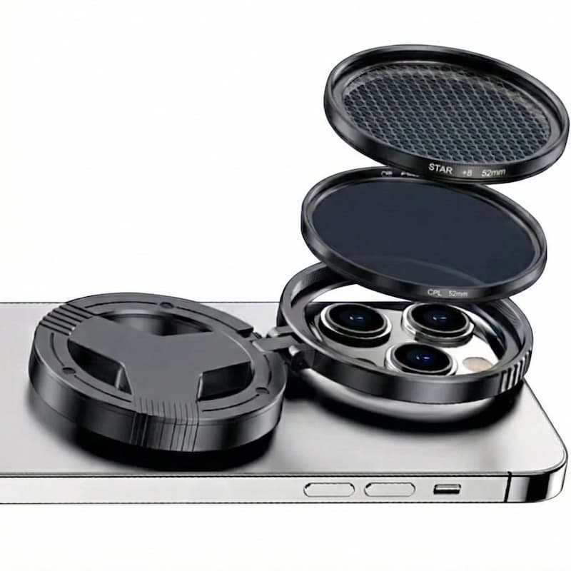 PhoneLens - Magnetic Clip-On Camera Polarizing Filter