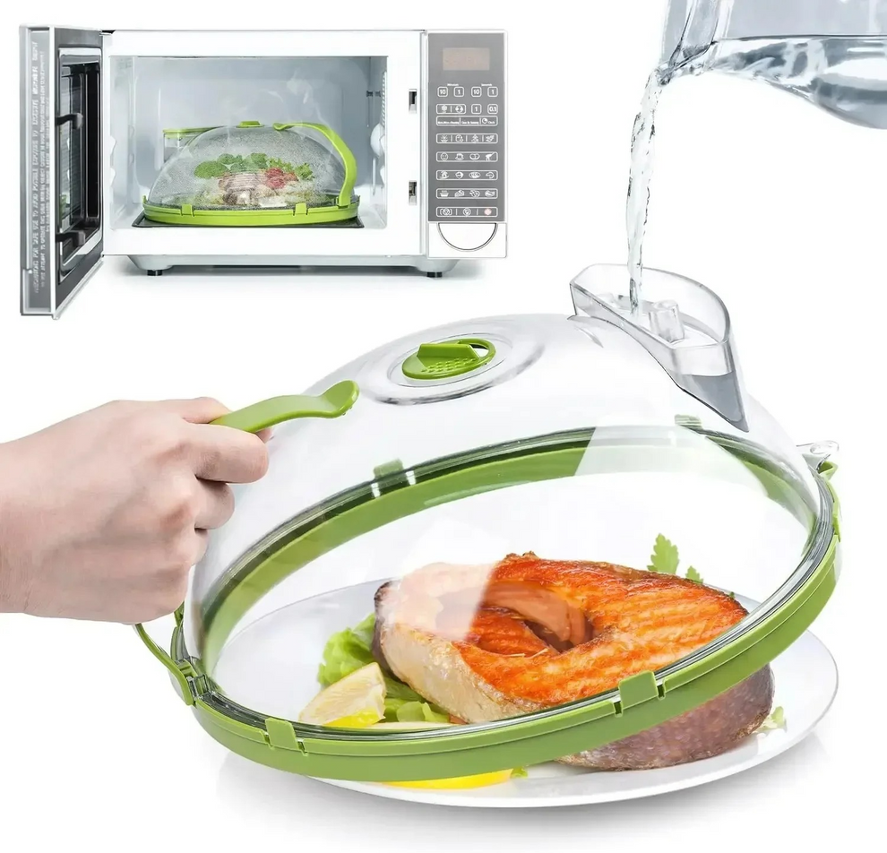 Microwave Cover - Microwave Steamer and Splash Guard