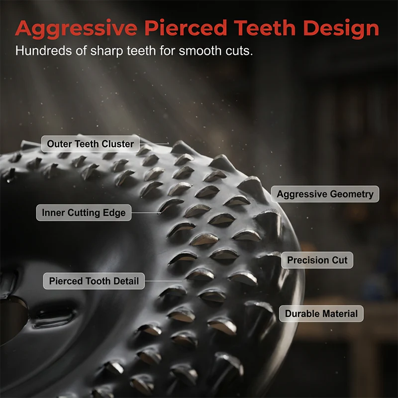Wood Grinder Disc - Grinding Disc for Angle Grinders for Sanding and Shaping Wood