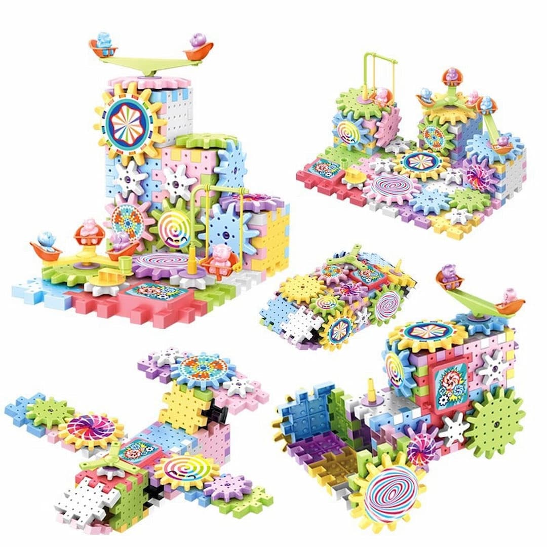 Gear Builder - Montessori Building Blocks