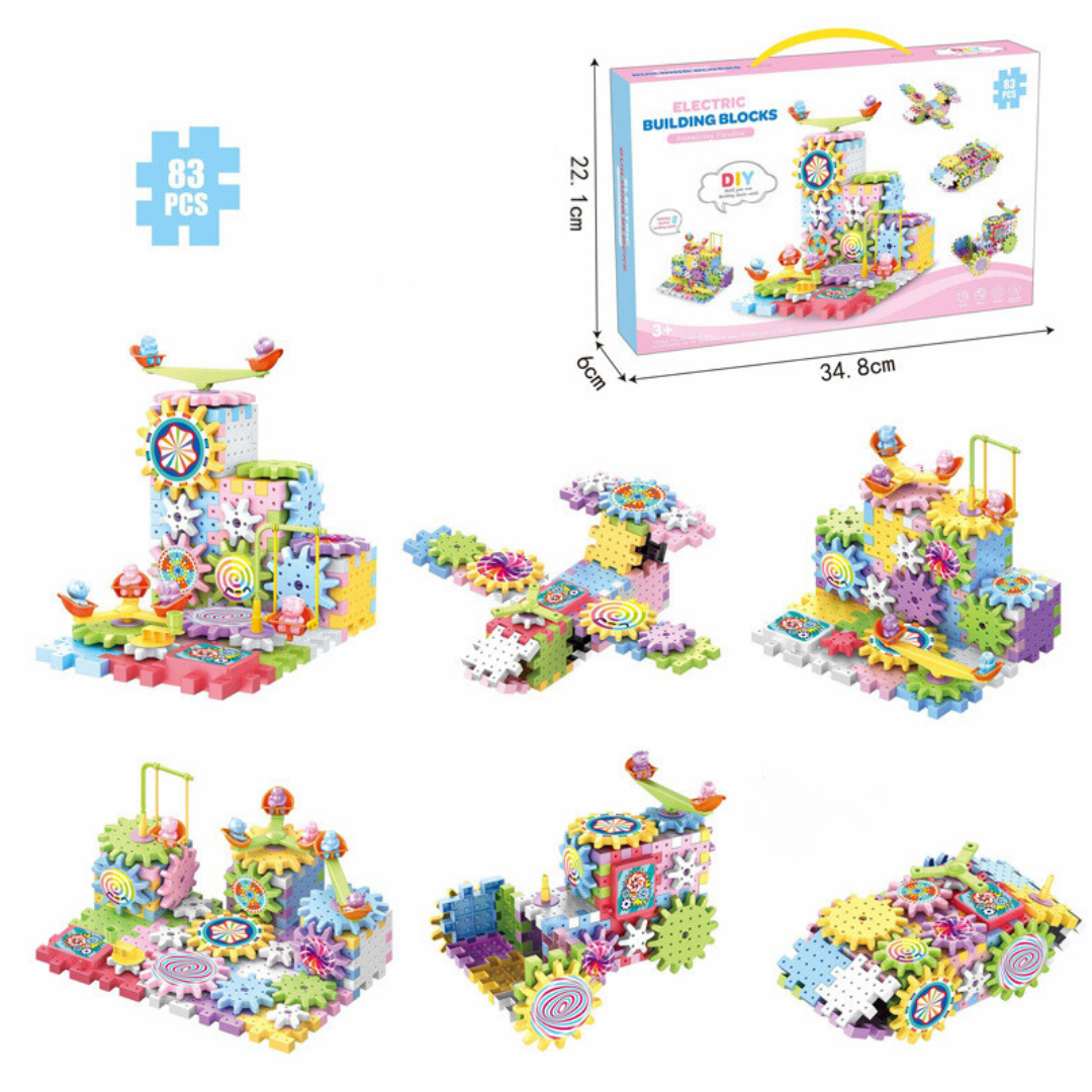 Gear Builder - Montessori Building Blocks