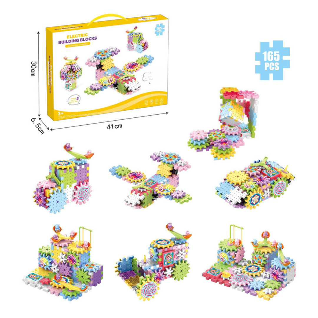 Gear Builder - Montessori Building Blocks
