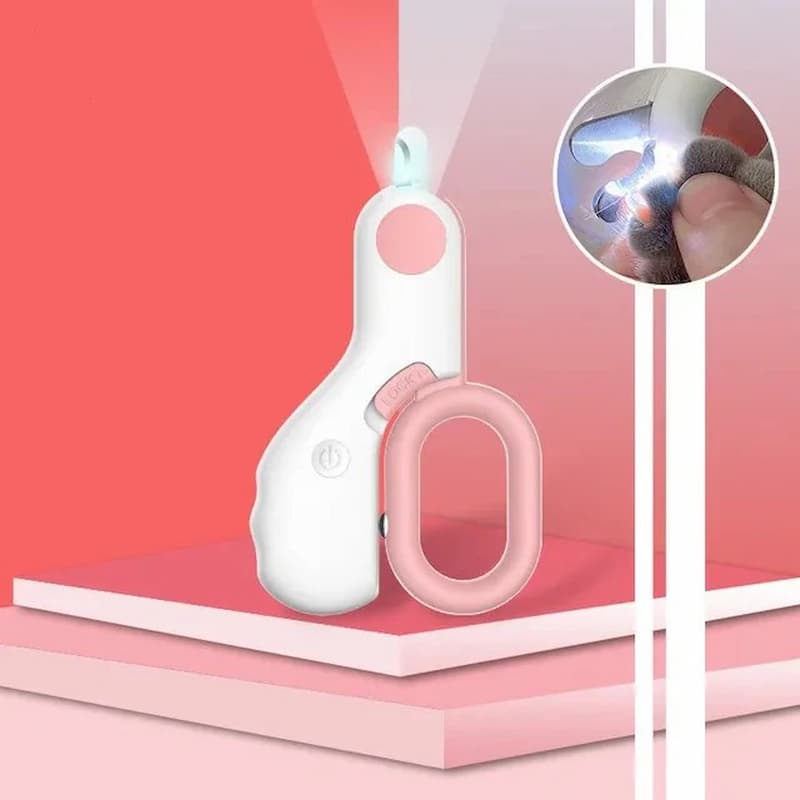 Cat Nail Clipper with LED for Precise Cutting