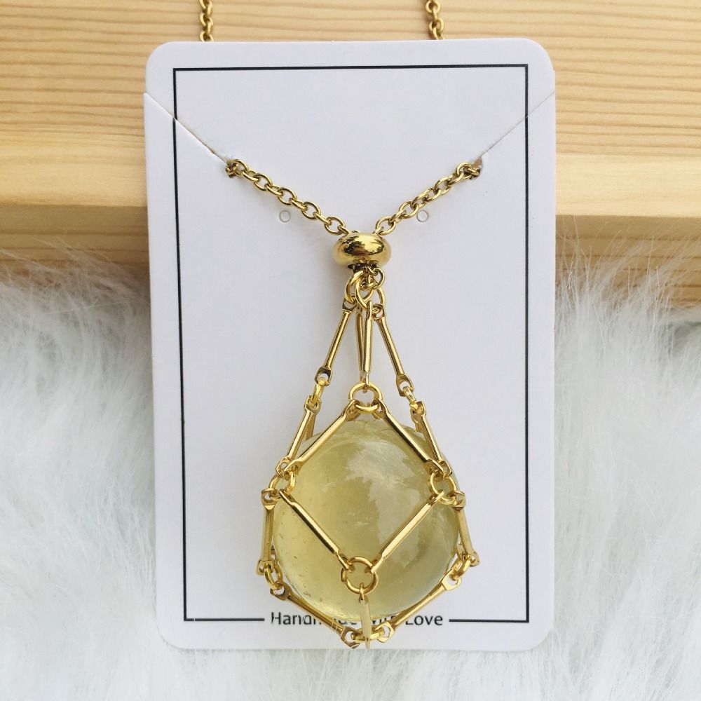 EnergyPendant - Interchangeable Crystal Stone Necklace for a Radiant Style and Inner Harmony