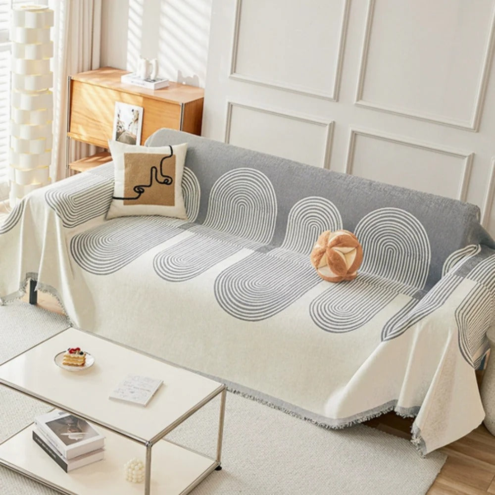 Cozy, Reversible Chenille Sofa Blanket