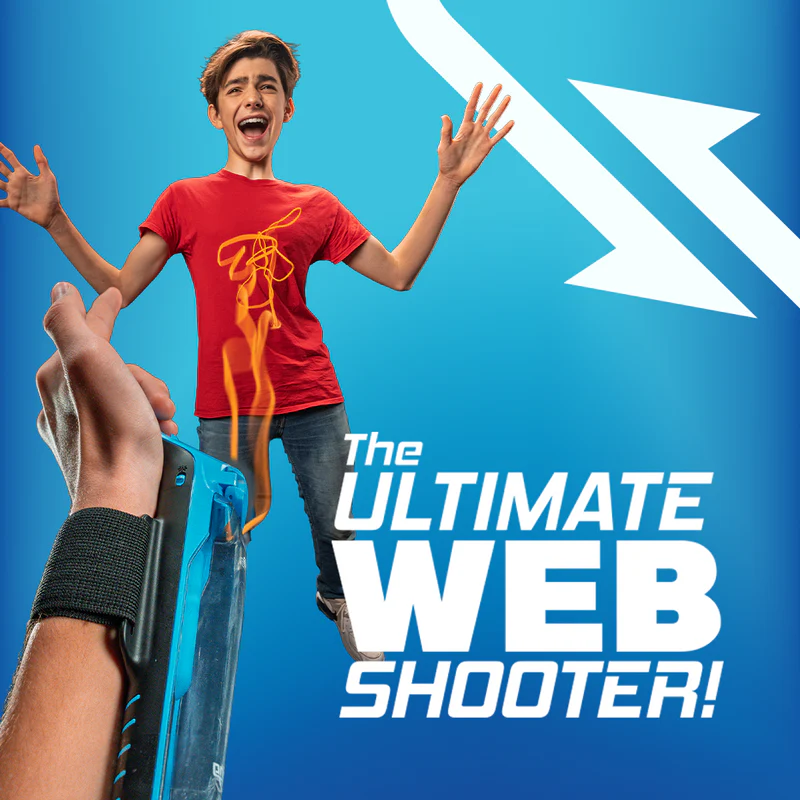 Web Shooter with Rope Launch