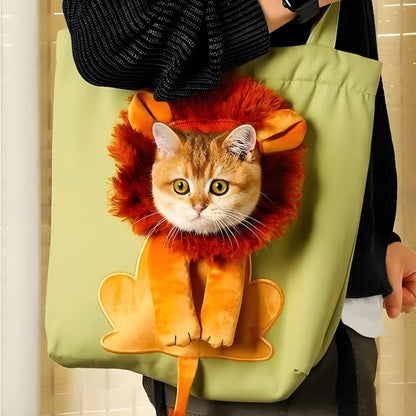 Cat Mane Bag - Canvas Tote Bag for Pets
