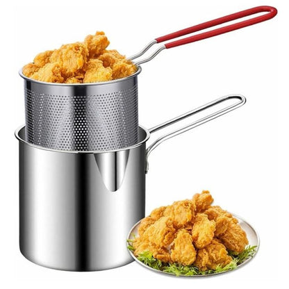 Multifunctional Stainless Steel Frying Pan